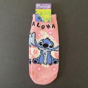 Disney Stitch - No Show Socks, Size Women's 4-10